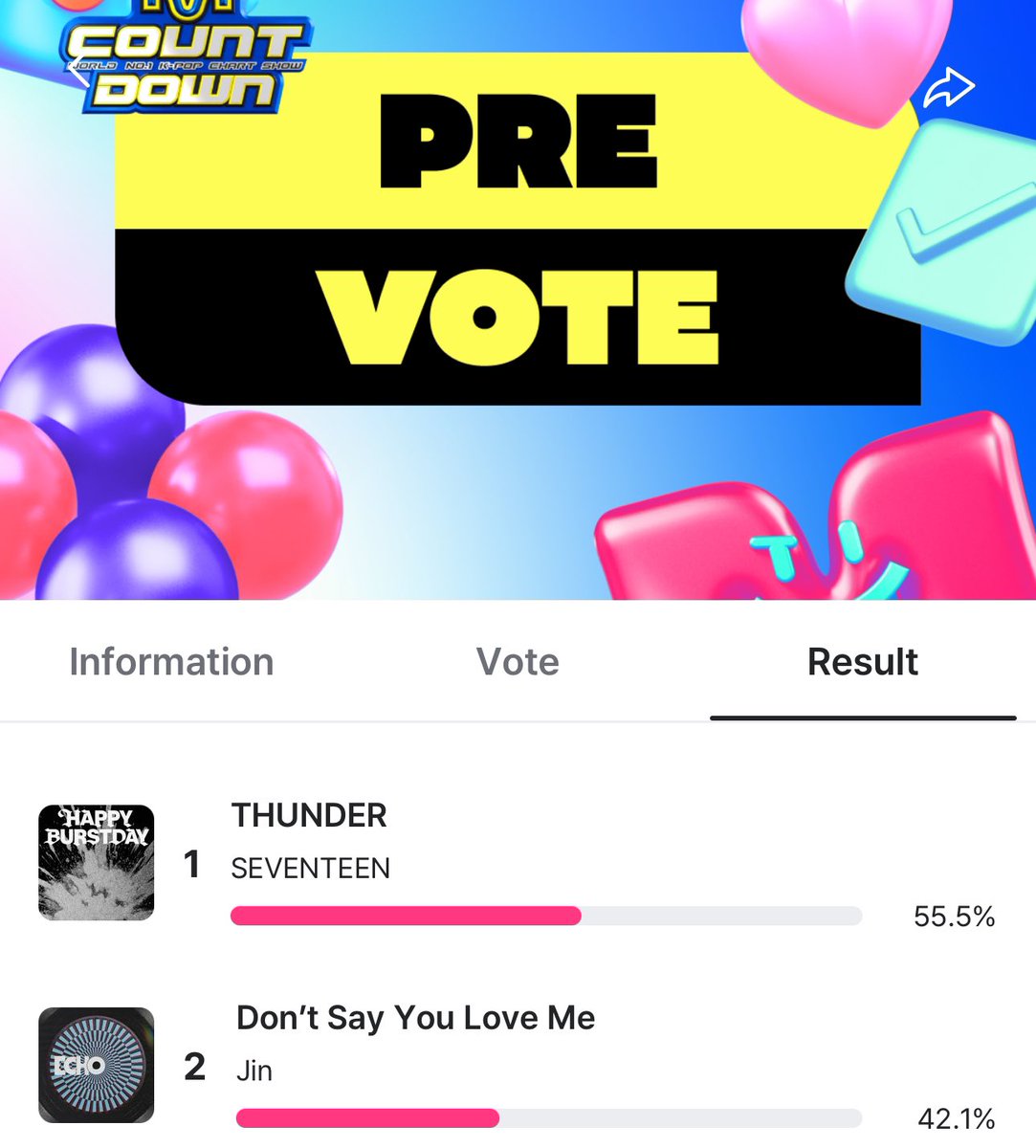 WHERE ARE YOU ARMY ? WE SHOULD TAKE THE LEAD AS SOON AS POSSIBLE, WE NEED HUGE GAP TO WIN ARMY.

⚠️ SMALL GAP WONT HELP US TO WIN THIS 🫵🏻  

🗳️ mnetplus.onelink.me/TRa8/94wr5mku?…