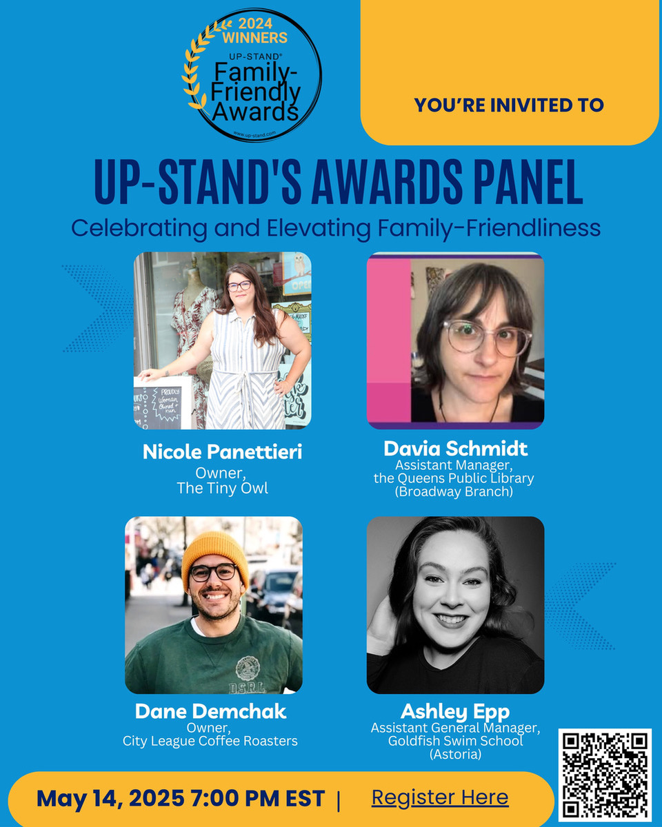 UPSTANDMovement's tweet image. Recap and Thanks! 'Celebrating and Elevating Family-Friendliness' Panel - mailchi.mp/32ee4b340b2a/y…