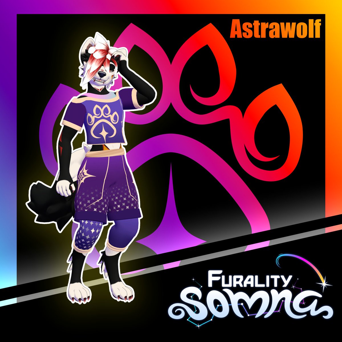 EFlashox's tweet photo. https://t.co/iE6kV9R0Sb

Here my take for the Astrawolf for the Furality Somna Outfit ! https://t.co/Il2TELYkZv