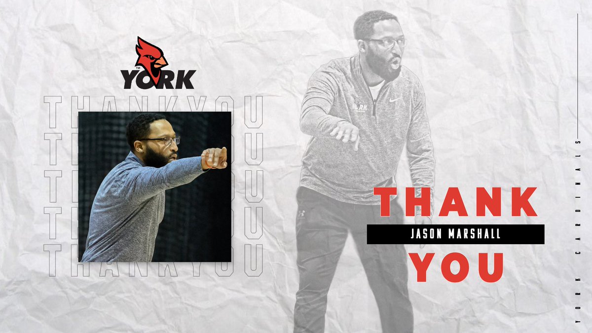 York Cardinals (@yorkcardinals) on Twitter photo Jason Marshall resigns as <a href="/YorkCollegeCUNY/">York College CUNY</a>'s head women’s basketball coach. We want to thank Jason for his leadership, hard work, and contributions he made to the program!
📰🔗tinyurl.com/2coq3d8p
#RiseAbove #TheCardinalWay #FutureTakesFlight #NCAAD3 #d3hoops <a href="/WBCA1981/">Women’s Basketball Coaches Association</a> Jason Marshall resigns as <a href="/YorkCollegeCUNY/">York College CUNY</a>'s head women’s basketball coach. We want to thank Jason for his leadership, hard work, and contributions he made to the program!
📰🔗tinyurl.com/2coq3d8p
#RiseAbove #TheCardinalWay #FutureTakesFlight #NCAAD3 #d3hoops <a href="/WBCA1981/">Women’s Basketball Coaches Association</a>