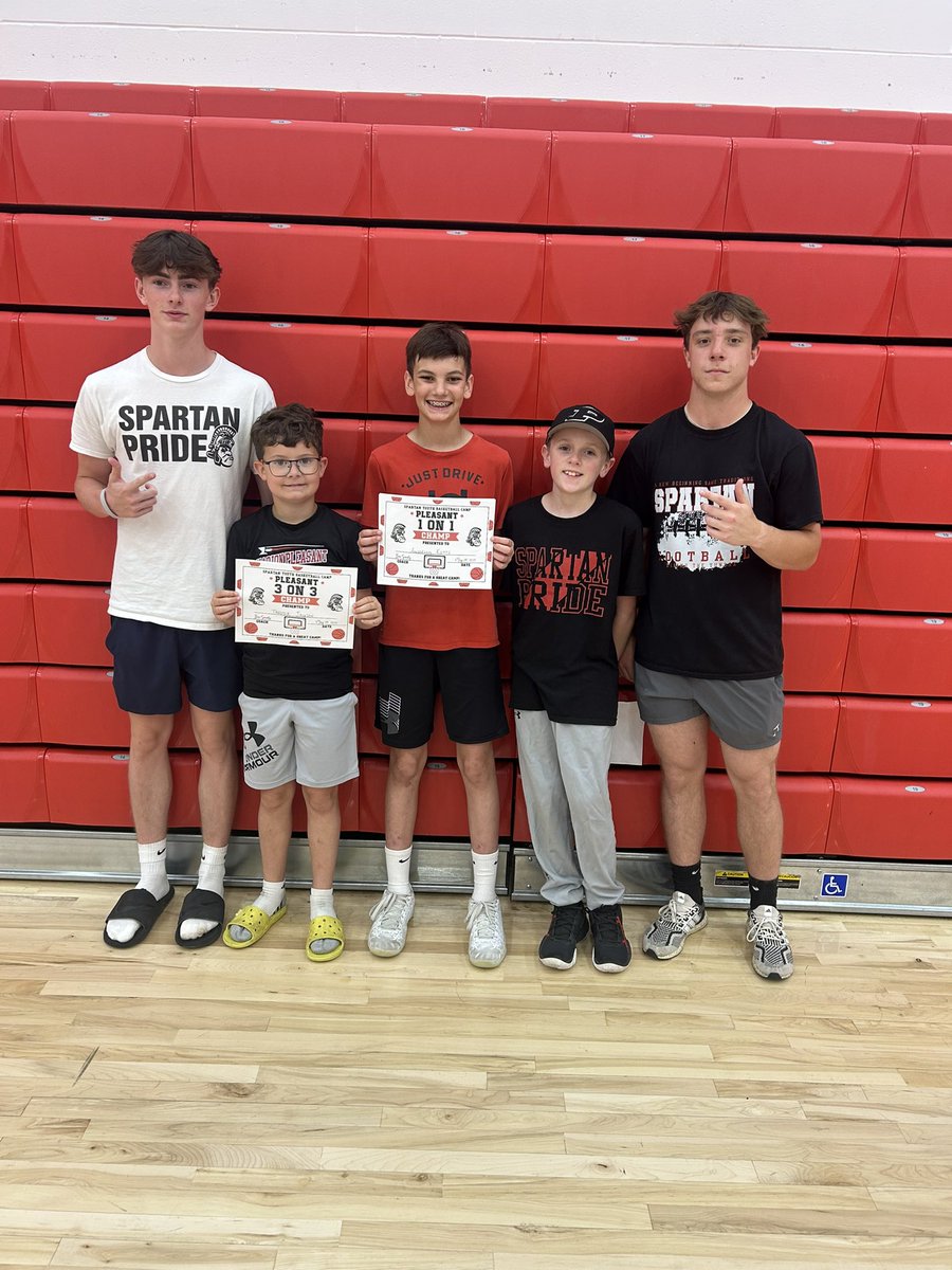 Pleasant Local Athletics (@pls_spartans) on Twitter photo Pleasant Youth Camp 3 on 3 Champions:
Anderson Kitts
Wesley Dodd
Trevor Jackson
Coached by Hamper and Houser
<a href="/pleasantlocal/">Pleasant Local</a> Pleasant Youth Camp 3 on 3 Champions:
Anderson Kitts
Wesley Dodd
Trevor Jackson
Coached by Hamper and Houser
<a href="/pleasantlocal/">Pleasant Local</a>