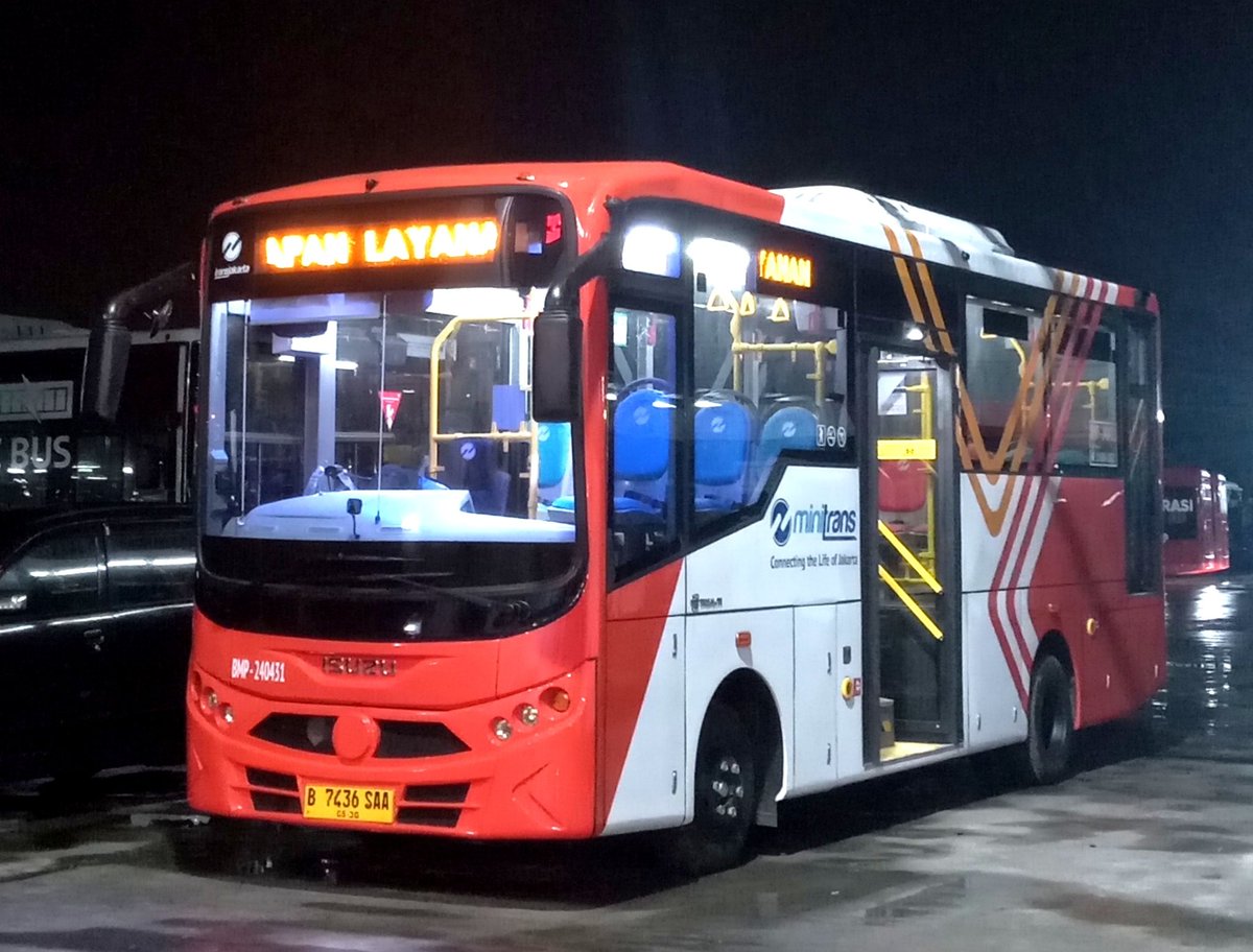 Masih persiapan layanan
.
.

Transjakarta Minitrans
PT Bianglala Metropolitan
BMP-240431
Isuzu NQR81
Transliner MD
Tri Sakti Caroserrie