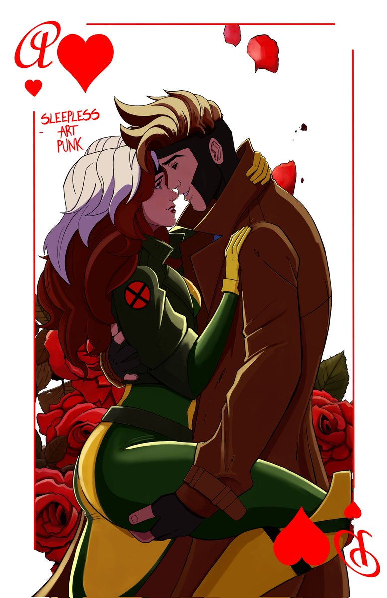 Rogue and Gambit #xmen97 ♦️♠️ ❤️ ♣️
#rogue #gambit #marvel #illustration #drawing #comicart #artwork