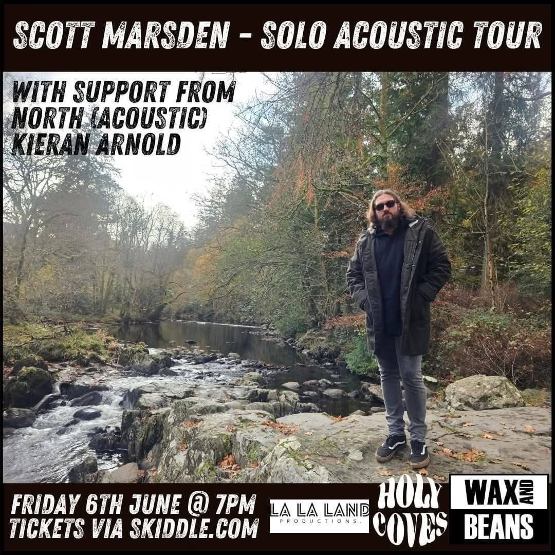 Holy Coves (@holycovesband) on Twitter photo ‼️ BURY 1 WEEK TO GO! ‼️
There's only 7 days to go until Scott Marsden's Solo Acoustic Tour opens at <a href="/waxandbeans/">Waxandbeans</a> Bury Fri 6th June 📅
Support comes from North & Kieran Arnold 🔥
Tickets are flying out!
Grab them while you still can!
👇skiddle.com/whats-on/Bury/… ‼️ BURY 1 WEEK TO GO! ‼️
There's only 7 days to go until Scott Marsden's Solo Acoustic Tour opens at <a href="/waxandbeans/">Waxandbeans</a> Bury Fri 6th June 📅
Support comes from North & Kieran Arnold 🔥
Tickets are flying out!
Grab them while you still can!
👇skiddle.com/whats-on/Bury/…
