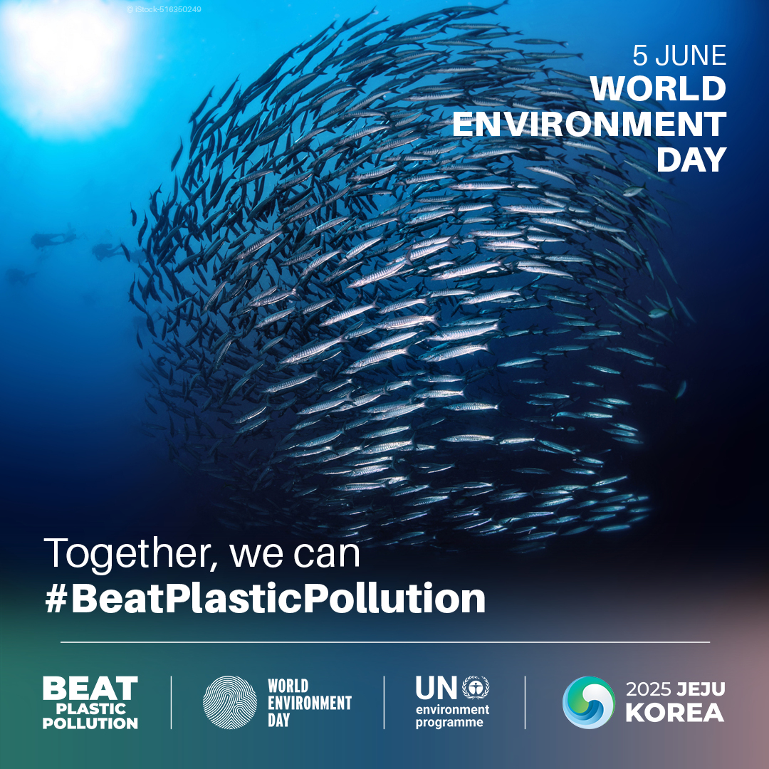 Star Academies (@staracademies) on Twitter photo This #WorldEnvironmentDay, we join the call for global action against plastic pollution.
By embracing nature-inspired solutions and making real change, everyone can help to #BeatPlasticPollution and protect our planet’s future.
worldenvironmentday.global
<a href="/UNEP/">UN Environment Programme</a> This #WorldEnvironmentDay, we join the call for global action against plastic pollution.
By embracing nature-inspired solutions and making real change, everyone can help to #BeatPlasticPollution and protect our planet’s future.
worldenvironmentday.global
<a href="/UNEP/">UN Environment Programme</a>