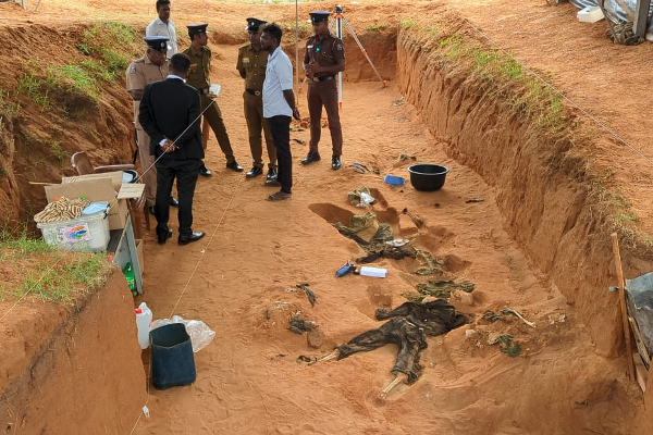 🚨 Gunshot wounds and explosive injuries - Final forensic report submitted in Kokkuthoduvai mass grave case

Judicial proceedings relating to the mass grave discovered in Kokkuthoduvai, Mullaitivu, continued at the Mullaitivu Magistrate’s Court on 29 May 2025, with the formal
