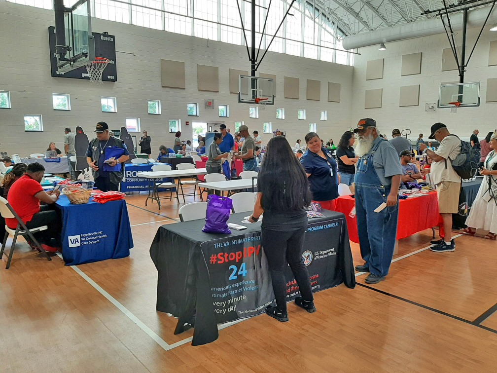 Members of our team supported the annual Lumbee Tribe #Veterans Stand Down in Pembroke on May 24, alongside a host of great partners. Thanks to Gary Jacobs, US Navy Veteran &amp; DWS #NCWorks Veterans Representative based in the Lumbee Tribe, for his leadership!