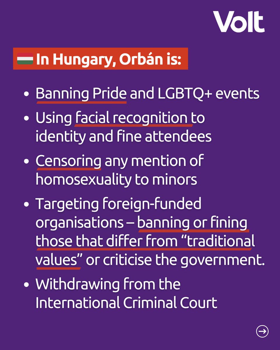 VoltEuropa's tweet photo. Ready for the #PrideMonth? 

While some politicians are busy turning fear into authoritarian control, let's do the hard work: defend a democratic, inclusive Europe. Hungary, we stand with you.

🏳️‍🌈 Because shantay, we’re here to stay.

👉 Join Volt: https://t.co/WooMUwLJuR https://t.co/0ylNzptZyE