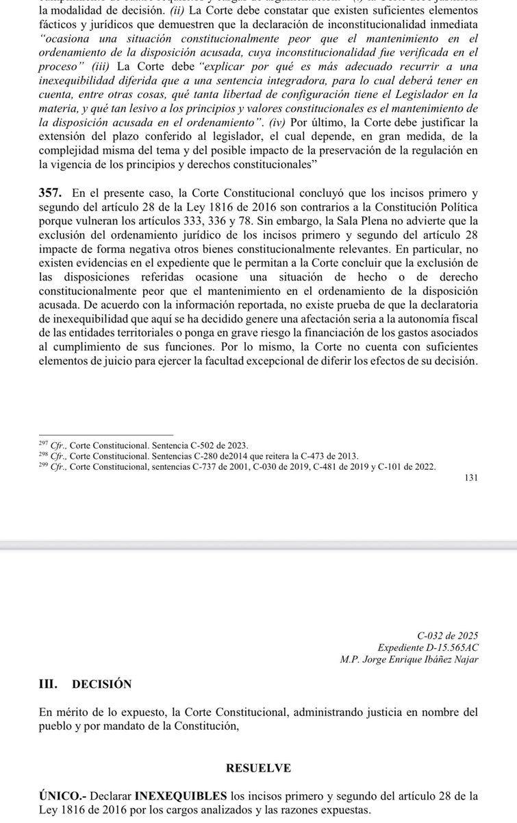 TEXTO COMPLETO SENTENCIA AGUARDIENTE. CORTE DECLARÓ INEXEQUIBLES LOS INCISOS PRIMERO Y SEGUNDO DEL ARTÍCULO 28 DE LA LEY 1816 DE 2016 POR VULNERAR LA LIBRE COMPETENCIA, LA NATURALEZA DEL MONOPOLIO RENTÍSTICO Y LOS DERECHOS DE LOS CONSUMIDORES. LA MEDIDA FUE CONSIDERADA
