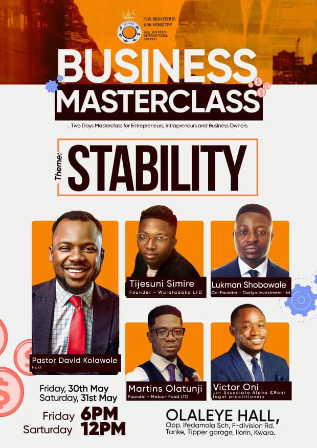 JustifiedGlobal's tweet image. WELCOME TO BUSINESS MASTERCLASS🎊

Welcome to our online community! 🌟 We&apos;re glad you&apos;re here. Stay connected, follow our updates, and let&apos;s grow together. 

Opening scripture Psalms 122:1-8

justifiedchurch.com
#Justified
#Businessmasterclass