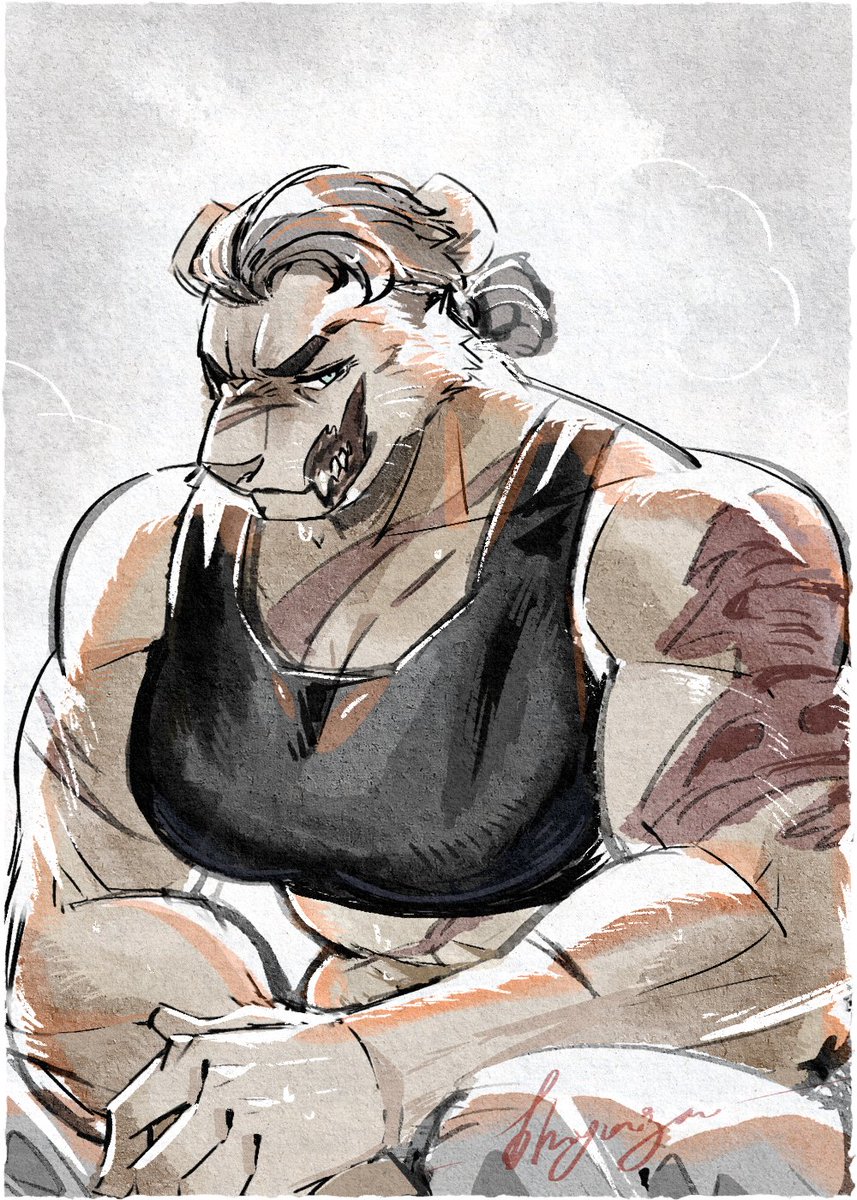 沉迷于自己的艺术中