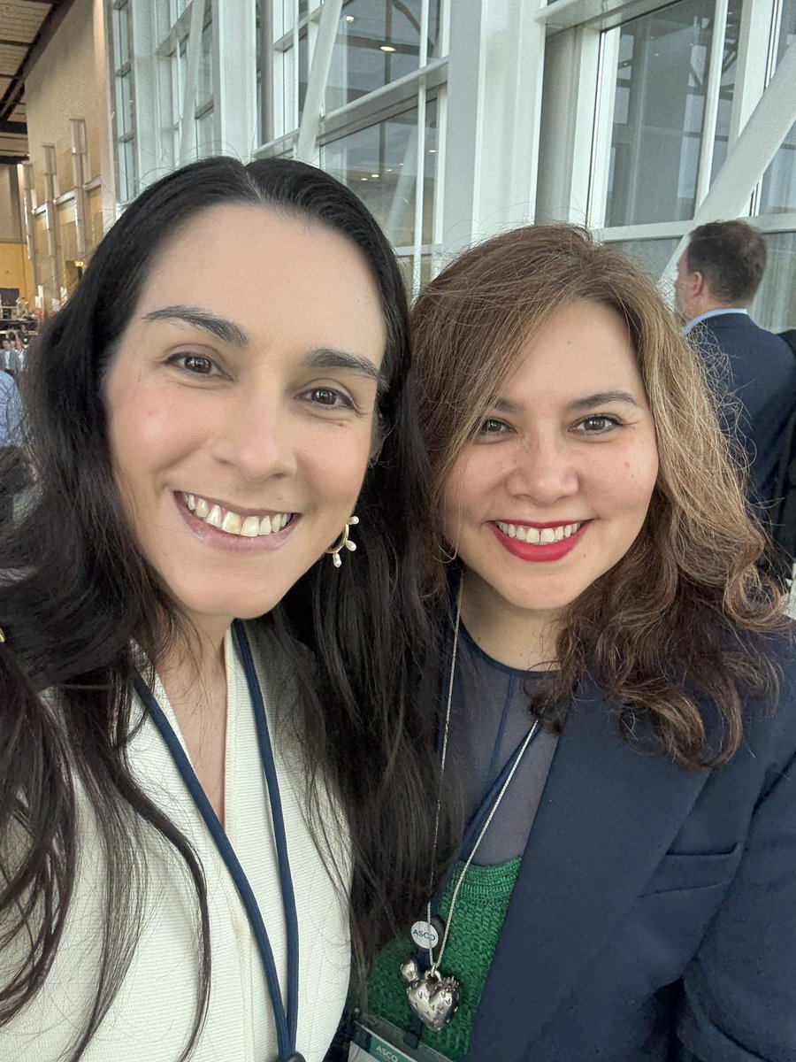 AnaVManana's tweet image. Day 1 of #ASCO25 is here!

Loved catching up and soaking in pearls of wisdom from my amazing amiga @Betzabe100 

Can’t wait to see her thrive as #ASCO26 Education Program Committee Chair! 💫

@LatinxOncology #LatinasInMedicine