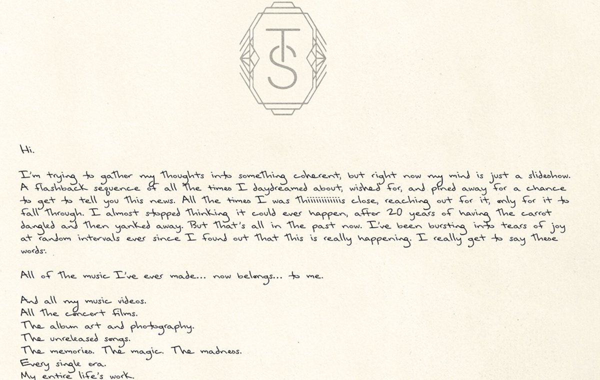 Congrats <a href="/taylorswift13/">Taylor Swift</a>, what a Day for you... 
Swifties everywhere feel like they've won.