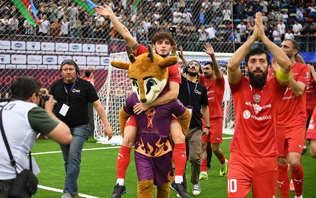 MirzayevOghuz's tweet photo. AZERBAIJAN IS IN THE FINAL! 🇦🇿🔥
This team plays with heart. This team plays for the flag.
#Azerbaijan #Minifootball #WorldCup2025 #FinalBound #Baku2025 #Victory #Proud #Football #Championship https://t.co/s5CIK9YhVd