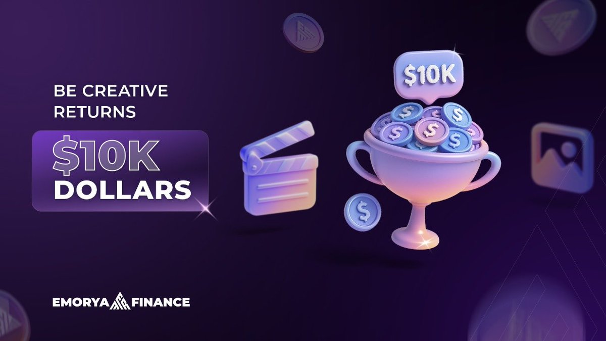 🚨💰One of Our Biggest Contests 

📅 Starting June 5 – For 2 Full Weeks!
We’re bringing back the “Be Creative” Contest 

A powerful way for our community to shine and help grow the Emorya project.

🔹 This time, it’s bigger than ever:
🎯 10 winners will be rewarded for their