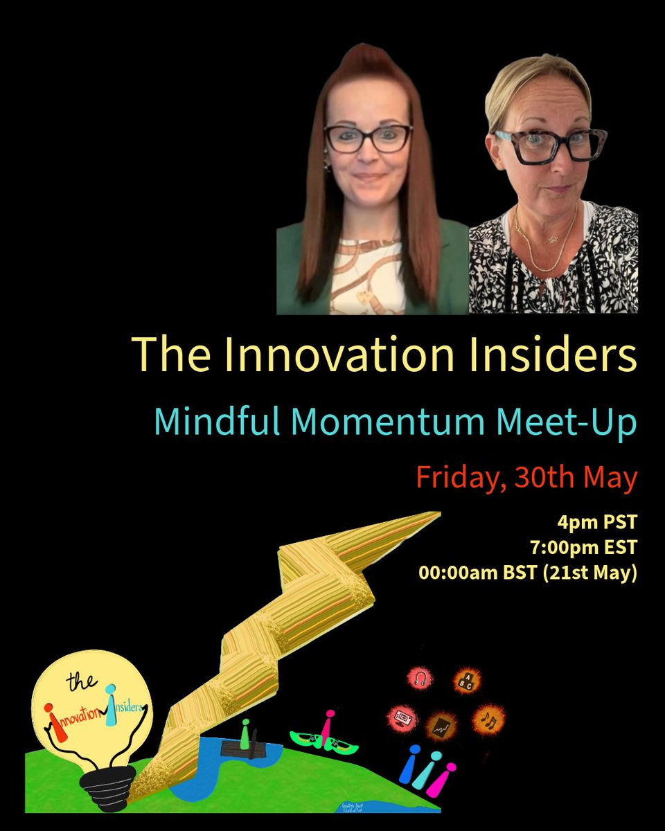 Georgina Dean 🪄 #SBSWinner #TheFutureIsNow (@redefineed) on Twitter photo Today's the Day: it's the #i2 Community Meetup!🎉
We've been exploring 'Mindful Momentum', & <a href="/biologygoddess/">Bonnie Nieves is posting on LinkedIn now</a> & I are thrilled to invite you to our 2nd "Innovation Insiders" Community Meetup today @ 4pm PST.
Join us to:
- Connect in Real-Time
- Deepen Insights
- Find Your Tribe Today's the Day: it's the #i2 Community Meetup!🎉
We've been exploring 'Mindful Momentum', & <a href="/biologygoddess/">Bonnie Nieves is posting on LinkedIn now</a> & I are thrilled to invite you to our 2nd "Innovation Insiders" Community Meetup today @ 4pm PST.
Join us to:
- Connect in Real-Time
- Deepen Insights
- Find Your Tribe