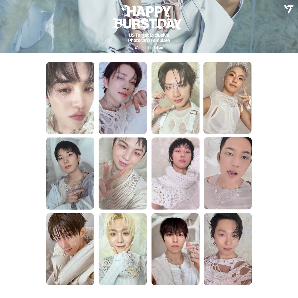 seventeen 5th album: happy burstday — target & us/eu album