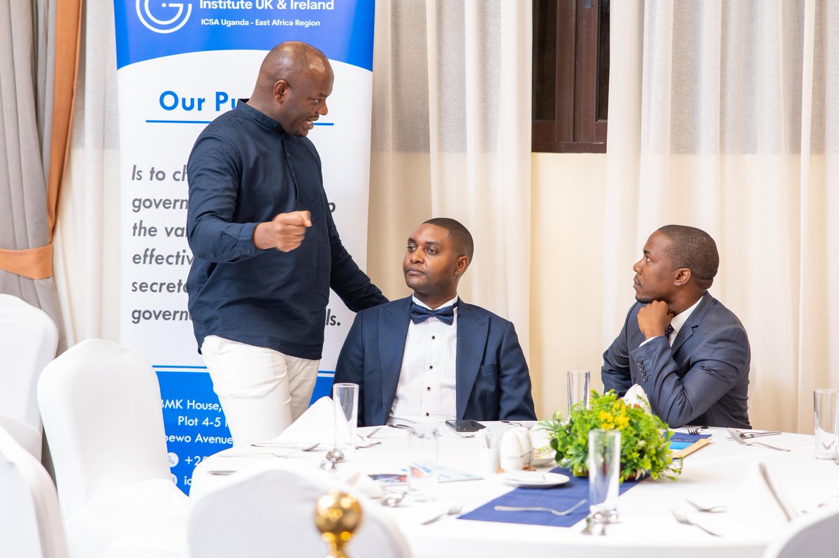 Moses Kaahwa, #ICSAUganda’s Mentorship Program Lead, officially opens the evening by welcoming alumni from all 4 cohorts and reminding us of the power of community.

He celebrated the commitment it takes to show up even in a busy world by making time to invest in their networks.