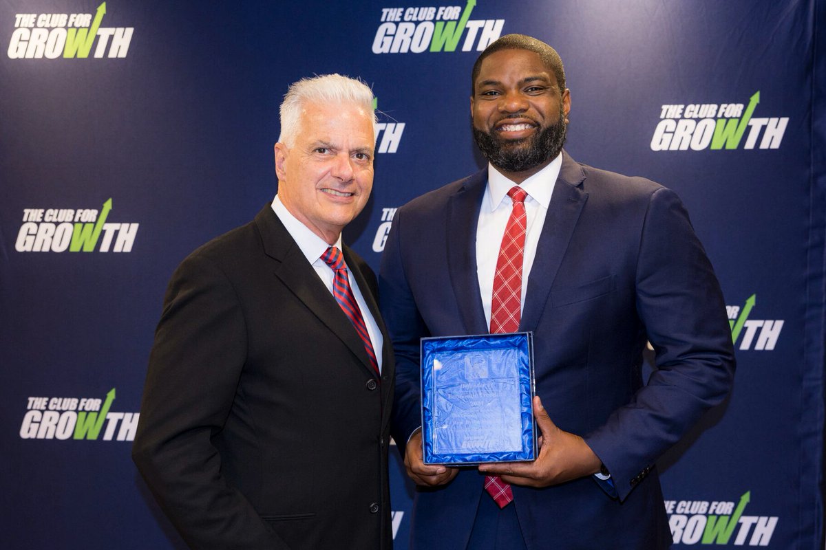 Club for Growth (@club4growth) on Twitter photo 🏆 Congratulations to <a href="/RepDonaldsPress/">Congressman Byron Donalds</a> — recognized by Club for Growth as a Defender of Economic Freedom!
This award is based on voting records presented by the @cfgFoundation’s 2024 Congressional Scorecard and honors those who consistently support pro-growth economic policies 🏆 Congratulations to <a href="/RepDonaldsPress/">Congressman Byron Donalds</a> — recognized by Club for Growth as a Defender of Economic Freedom!
This award is based on voting records presented by the @cfgFoundation’s 2024 Congressional Scorecard and honors those who consistently support pro-growth economic policies