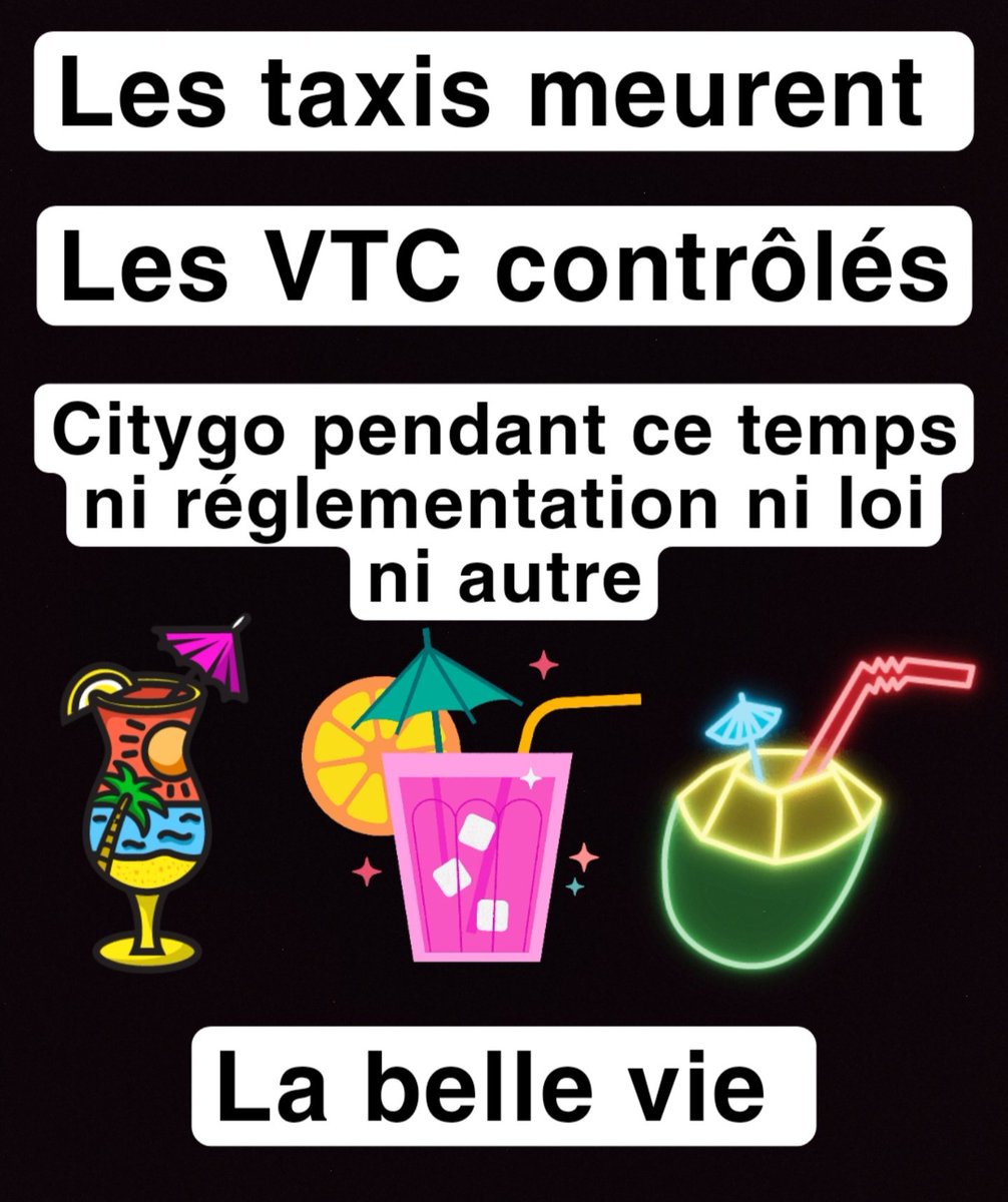 Inutilement indispensable (@le_vtc_francais) on Twitter photo Il y à toujours des sociétés pour contourner les réglementations et lois
Celle ci championne du monde 👏
Du VTC ou Taxi déguisé clairement en covoiturage
Faite le test , ni contrôle rien, un mail ,un téléphone tu est chauffeur.
Ni assurance ni permis pas besoin
<a href="/PoliceNationale/">Police nationale</a> Il y à toujours des sociétés pour contourner les réglementations et lois
Celle ci championne du monde 👏
Du VTC ou Taxi déguisé clairement en covoiturage
Faite le test , ni contrôle rien, un mail ,un téléphone tu est chauffeur.
Ni assurance ni permis pas besoin
<a href="/PoliceNationale/">Police nationale</a>