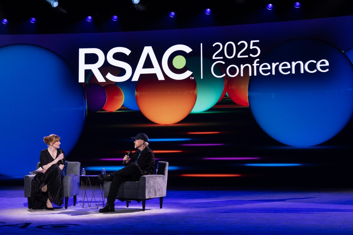 RSA Conference (@rsaconference) on Twitter photo #RSAC 2025 attendees got a glimpse inside the mind of Academy Award-Winning filmmaker @realronhoward during an interview on the Keynote stage with his daughter: actor, director, educator, and speaker, <a href="/BryceDHoward/">Bryce Dallas Howard</a>. #RSAC 2025 attendees got a glimpse inside the mind of Academy Award-Winning filmmaker @realronhoward during an interview on the Keynote stage with his daughter: actor, director, educator, and speaker, <a href="/BryceDHoward/">Bryce Dallas Howard</a>.