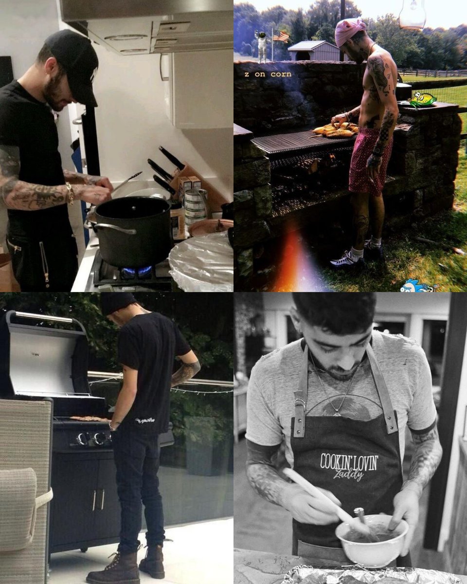 zayn cooking over the years 🤍