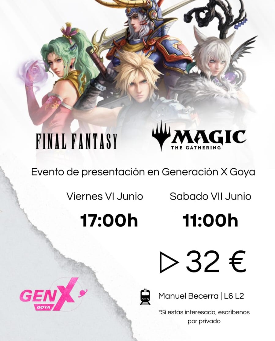 Si te interesa, comenta en esta publicación🧙‍♀️🔥#FinalFantasy #MTG 🔽