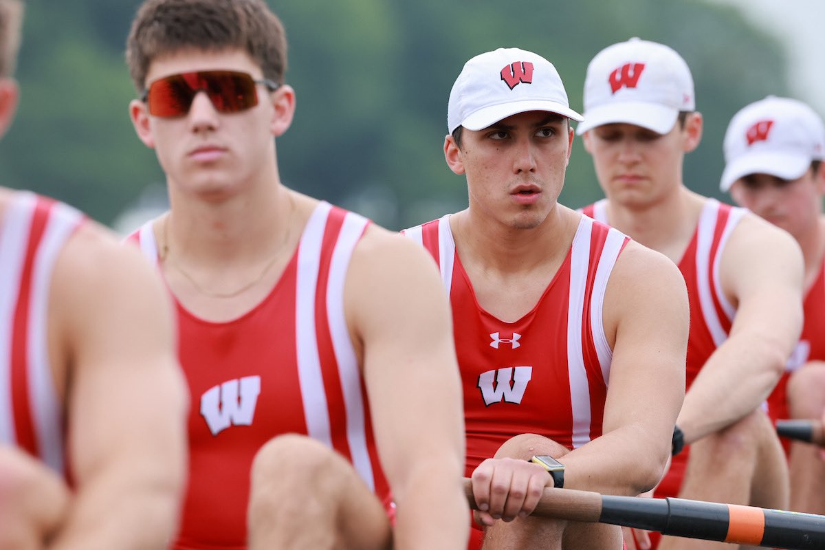 IRA national championships underway in New Jersey

V8 Heat 4
1. Dartmouth 5:32.56
2. Princeton 5:34.11
3. Navy 5:39.51
4. Wisconsin 5:40.53
5. Boston U 5:41.31
6. Holy Cross 5:52.99

UW men into Saturday C/D Semis