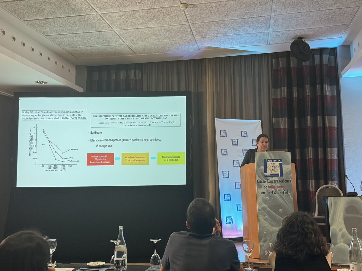 Felipe Peña Muñoz (@hematorules) on Twitter photo <a href="/c_garciavidal/">Carol Garcia-Vidal</a> takes the stage!!! 💪🏼 <a href="/hospitalclinic/">Hospital Clínic</a> <a href="/GETH_info/">GETH</a>
#CarrerasMensa25
“Infecciones bacterianas: BGN y resistencia a antibióticos”
#HematoInfectoRules! <a href="/c_garciavidal/">Carol Garcia-Vidal</a> takes the stage!!! 💪🏼 <a href="/hospitalclinic/">Hospital Clínic</a> <a href="/GETH_info/">GETH</a>
#CarrerasMensa25
“Infecciones bacterianas: BGN y resistencia a antibióticos”
#HematoInfectoRules!