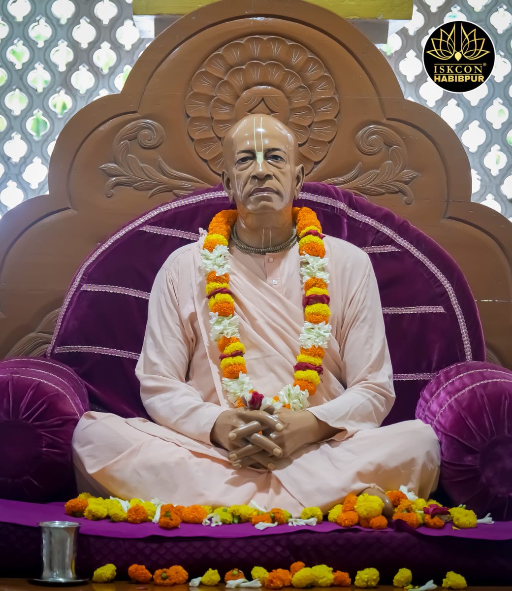ISKCONHabibpur's tweet photo. 💕𝑯𝒂𝒓𝒆 𝑲𝒓𝒊𝒔𝒉𝒏𝒂💕
𝑇𝑜𝑑𝑎𝑦'𝑠🙏𝐷𝑎𝑟𝑠ℎ𝑎𝑛𝑠

✿𝑺𝒓𝒊 𝑺𝒓𝒊 𝑹𝒂𝒅𝒉𝒂 𝑴𝒂𝒅𝒉𝒂𝒗
✿𝑱𝒂𝒈𝒂𝒏𝒏𝒂𝒕𝒉 𝑩𝒂𝒍𝒂𝒅𝒆𝒗 𝑺𝒖𝒃𝒉𝒂𝒅𝒓𝒂
✿𝑮𝒂𝒖𝒓-𝑵𝒊𝒕𝒂𝒊,𝑺𝒓𝒊𝒍𝒂 𝑷𝒓𝒂𝒃𝒉𝒖𝒑𝒂𝒅𝒂

🏵️30May'25🏵️

#ISKCON #SrilaPrabhupada #SanatanDharma #harekrishna #God https://t.co/N6IbfN9212