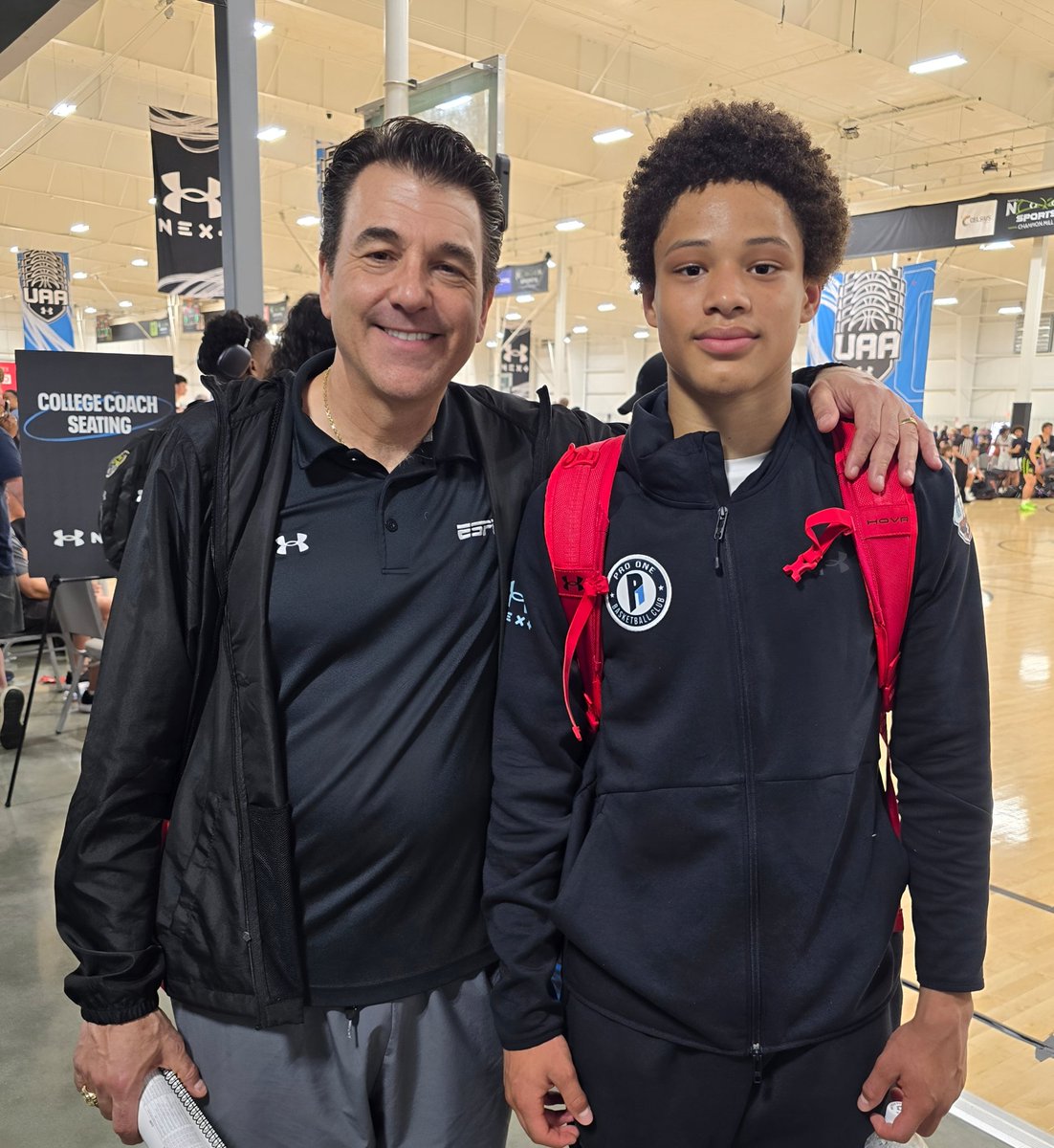 KingstonWhitty's tweet image. Thanks @PaulBiancardi for watching @Pro1Basketball pullout a tough win against KC Run GMC at UAA Session II @UANextBHoops #UANext
