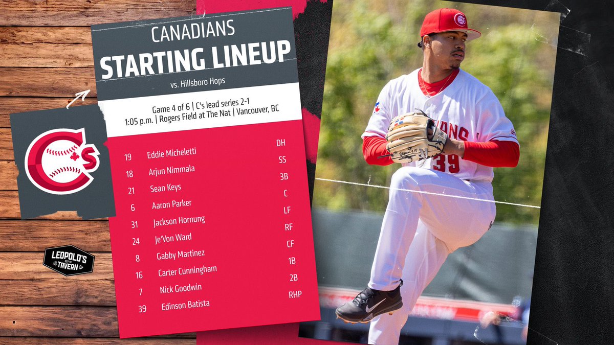Some <a href="/FortisBC/">FortisBC</a> ‘Nooner action!

⚾️ 1:05pm
📻 sportsnet.ca/650
📺 Bally Sports Live (MiLB.TV)