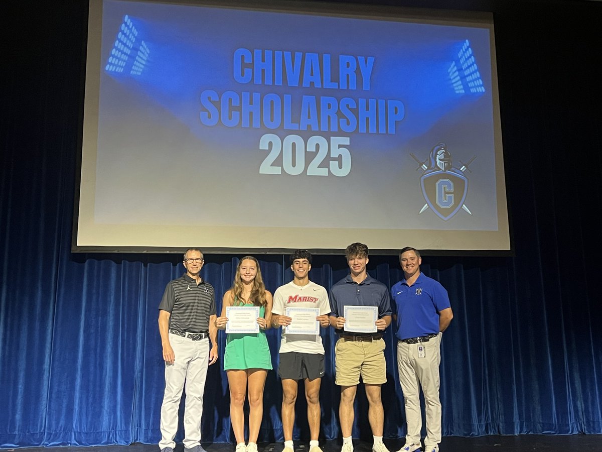 Opie Blackwell, Ed.D. (@opieblackwell) on Twitter photo Character, drive, success! These Knights were recognized for excellence at the athletics awards ceremony. Sebastian Lewis earned a McHenry Foundation scholarship. Chloe Schurman, Samer Layous, & Chas Fischer earned Booster Chivalry Scholarships. <a href="/athletics_FCS/">FCS Athletics</a> <a href="/CHSKnightsAth/">Centennial Knights Athletics</a> Character, drive, success! These Knights were recognized for excellence at the athletics awards ceremony. Sebastian Lewis earned a McHenry Foundation scholarship. Chloe Schurman, Samer Layous, & Chas Fischer earned Booster Chivalry Scholarships. <a href="/athletics_FCS/">FCS Athletics</a> <a href="/CHSKnightsAth/">Centennial Knights Athletics</a>