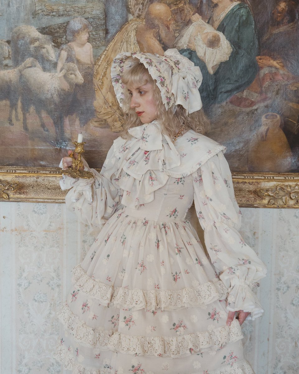 Our blog is updated with all the details about the upcoming pre-order (June 3–17)! Nine pieces, incl. the printed “Viola” series + cream embroidered cotton garments: “Amelia” pinafore dress, blouse &amp; bonnet.
Full lineup in our latest post—link in bio!