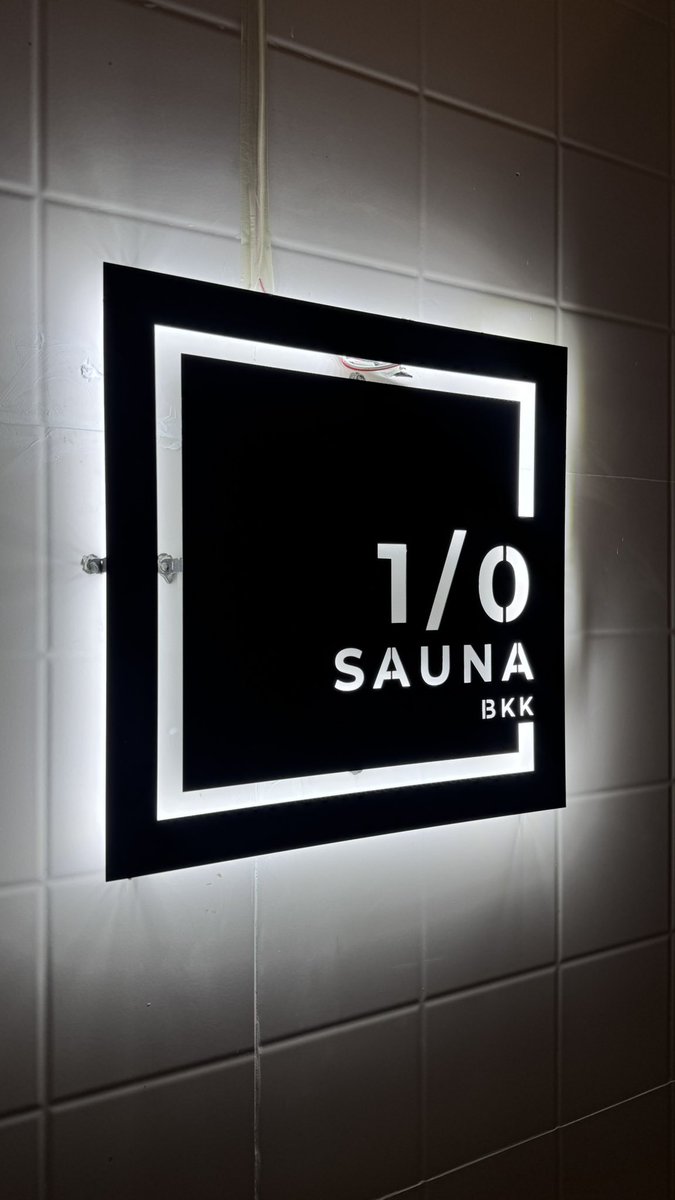 Come try the newly opened sauna. Overall good 9/10 👍🏻✨ #10suanabkk