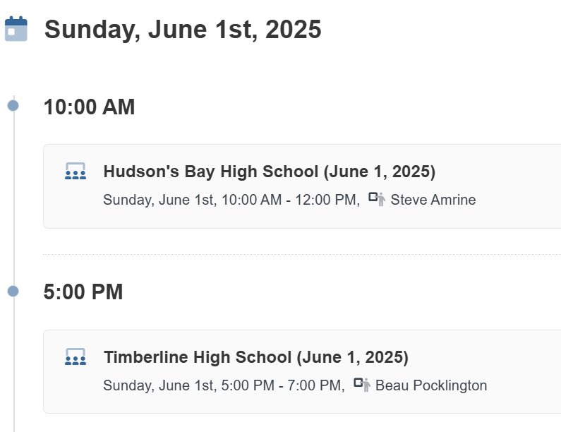 Last minute Heads Up Tackle training this Sunday at Timberline. This will be the last opportunity before spring ball starts! 

Register here: app.my247ed.com/#/register/FST…