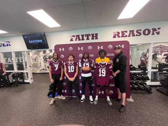 Zion stokes (@zionstokes29) on Twitter photo Had amazing time at eastern university today with my teammates thank you <a href="/CoachSHess/">Steele Hess</a> for the invite I’m looking forward to learning more about the university ❤️ <a href="/EUEaglesFB/">Eastern University Football</a> <a href="/EUEagles/">Eastern Athletics</a> <a href="/CoachScottEU/">Colin Scott</a> <a href="/CanaryAthletics/">CanaryNationAthletics</a> Had amazing time at eastern university today with my teammates thank you <a href="/CoachSHess/">Steele Hess</a> for the invite I’m looking forward to learning more about the university ❤️ <a href="/EUEaglesFB/">Eastern University Football</a> <a href="/EUEagles/">Eastern Athletics</a> <a href="/CoachScottEU/">Colin Scott</a> <a href="/CanaryAthletics/">CanaryNationAthletics</a>