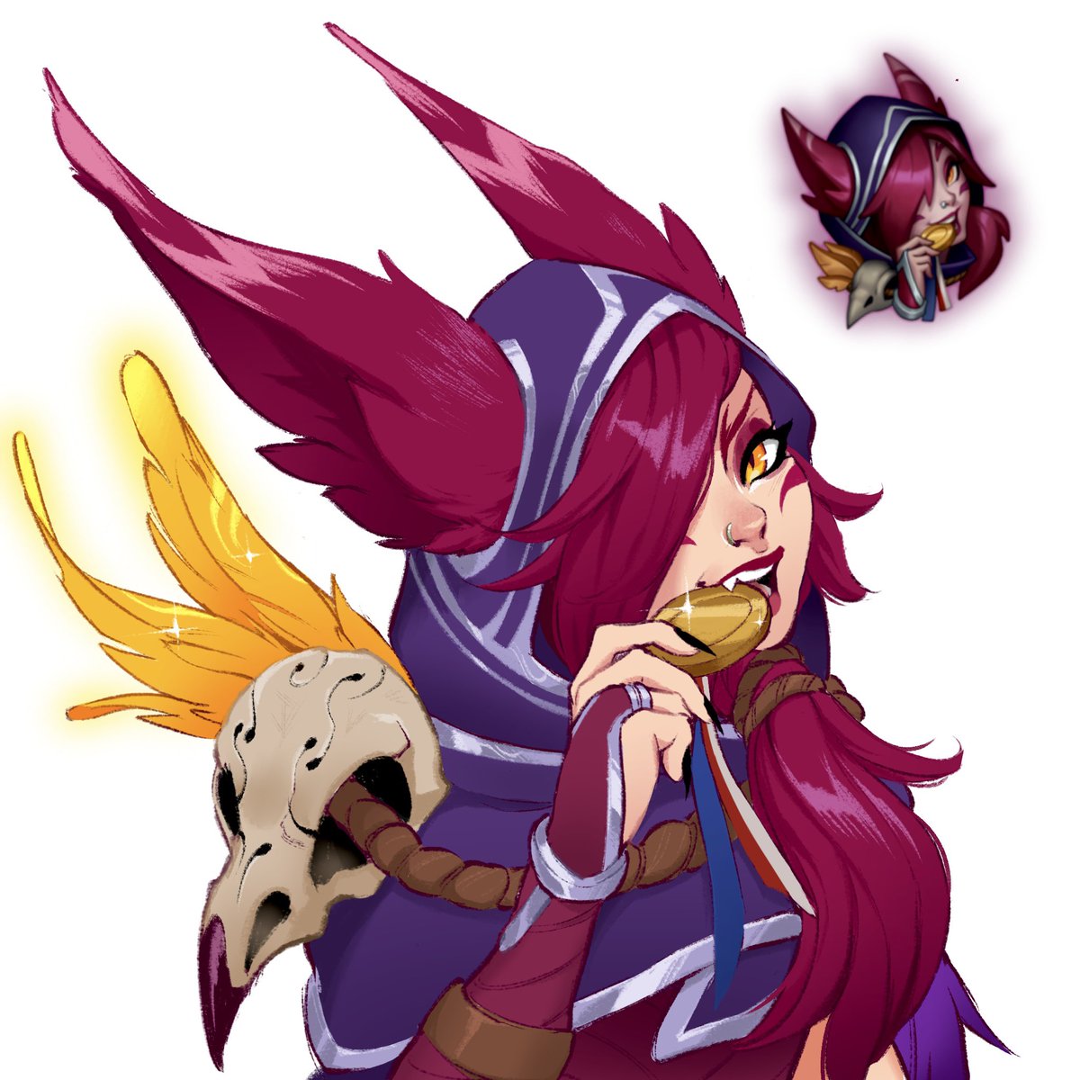 Thank you for the emote I love it ˊᵕˋ

#xayah #LeagueOfLegends