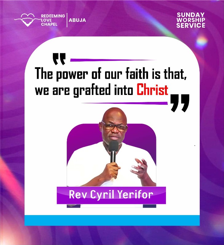 RLC_Lagos's tweet image. Through faith, we become one with Christ. Just as branches remain in the vine so we also ought to remain in Him