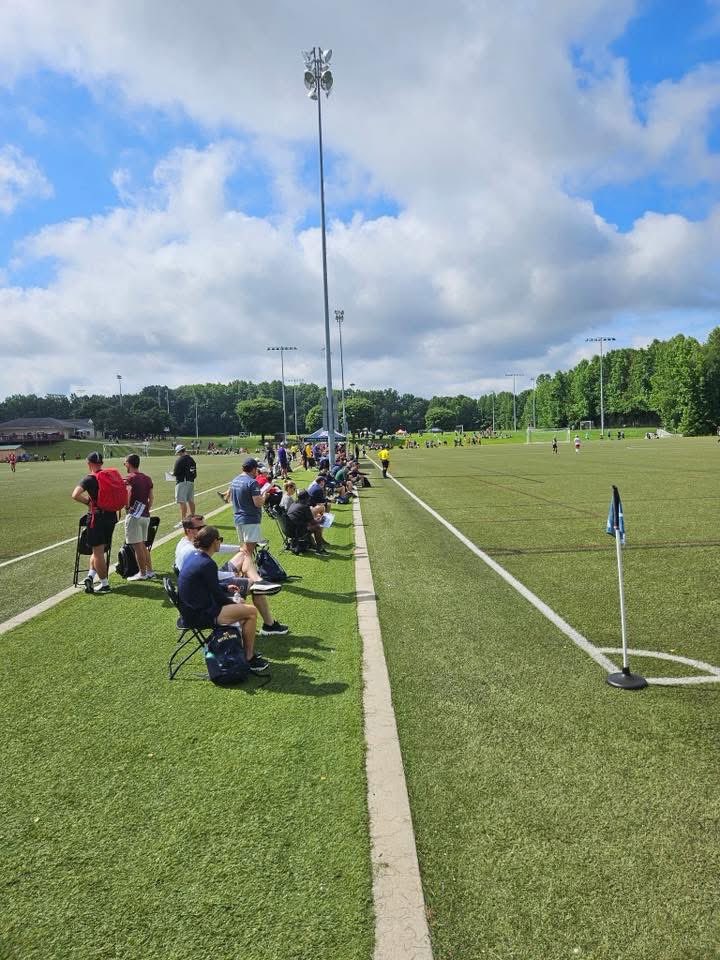 David Robertson (@coachdr7) on Twitter photo Why <a href="/ECNLgirls/">ECNL Girls</a> ?
121 different programs watching our 2008 Nationals Blue team play this morning at ECNL North Carolina.
#CollegeExposure #TheNationalsWay #ECNLGirls
<a href="/ImYouthSoccer/">ECNL/GA/Recruiting/College Soccer</a> <a href="/ImCollegeSoccer/">College Soccer Truth โข</a> Why <a href="/ECNLgirls/">ECNL Girls</a> ?
121 different programs watching our 2008 Nationals Blue team play this morning at ECNL North Carolina.
#CollegeExposure #TheNationalsWay #ECNLGirls
<a href="/ImYouthSoccer/">ECNL/GA/Recruiting/College Soccer</a> <a href="/ImCollegeSoccer/">College Soccer Truth โข</a>