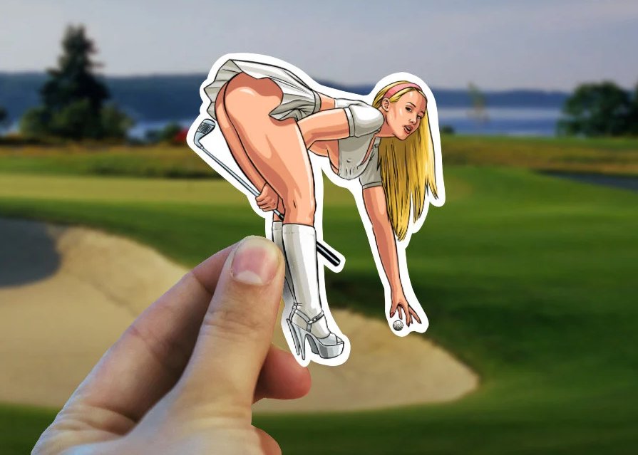 cut_old's tweet photo. Now this is Art! 
#Golf #Memes #LFGolf! https://t.co/LWWIVHDgOg
