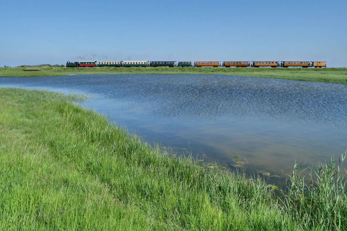 Les petits trains de la Baie de Somme. J'espère qu'on aura le même temps pour le festival de la vapeur l'an prochain.