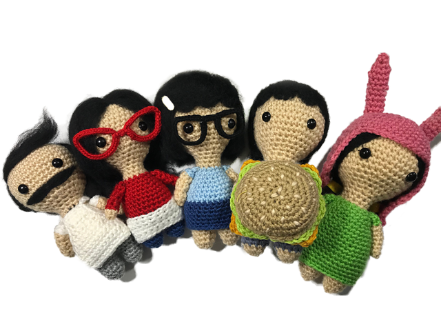 knithacker's tweet photo. Check Out These Bob's Burgers-Inspired Amigurumi Patterns! So Wee, So Crochet! π https://t.co/zoDNLcUPC6 - designed by Gnarlea #crochet #amigurumi #bobsburgers https://t.co/6kZdUhsKGQ