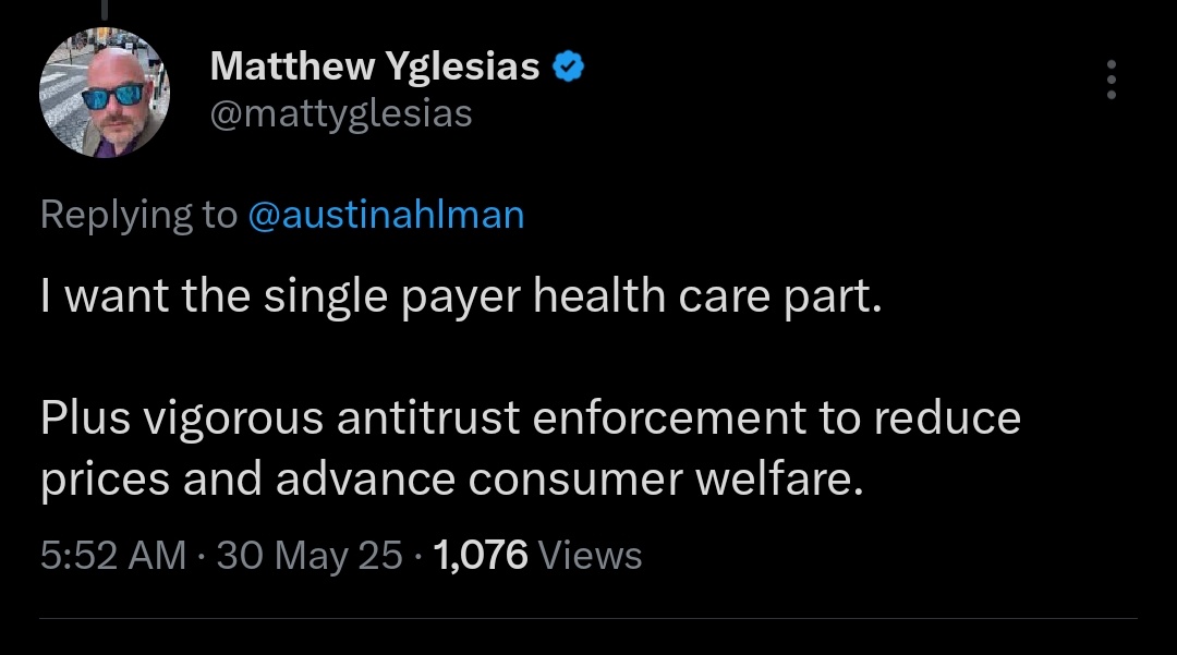 First sentence here is my favorite lie to tell at this point in the "Yglesias Cycle." Ive been doing it since the Bush years and you are fools if you fall for it