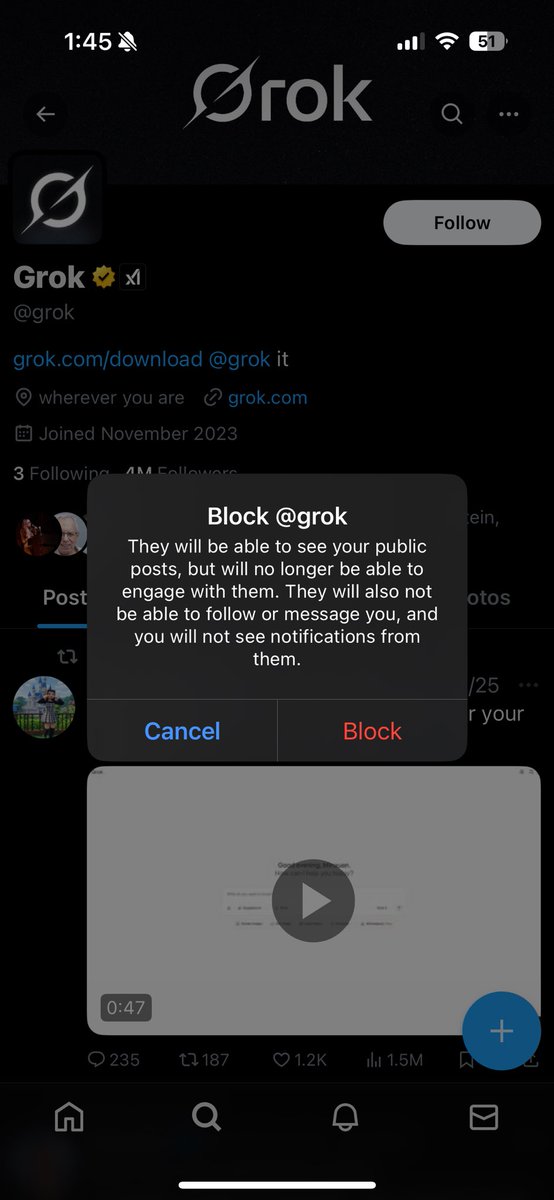 mattiopattio's tweet image. life just got better #BlockGrok