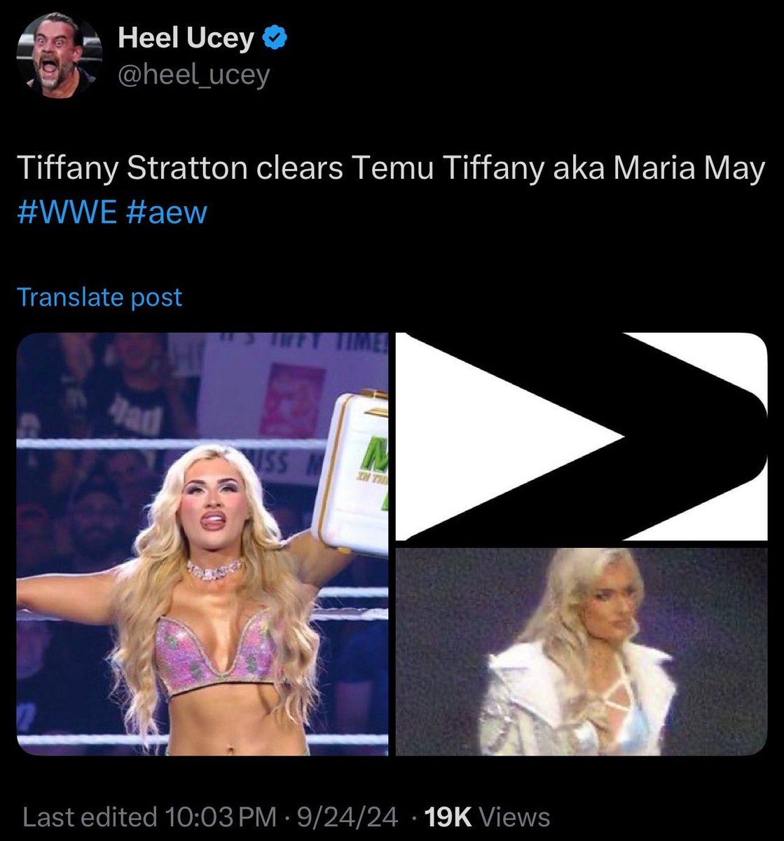 Dom ๐ฌ๐ง๐ฏ (@aewcer0miedo) on Twitter photo Don't think we FORGOT how you WWE fans treated Mariah May while she was in <a href="/AEW/">All Elite Wrestling</a>
๐จNow you're all acting like MASSIVE fans of hers ๐ฅฑ๐
๐จTypical IWC behaviour. HYPOCRITES ๐ด Don't think we FORGOT how you WWE fans treated Mariah May while she was in <a href="/AEW/">All Elite Wrestling</a>
๐จNow you're all acting like MASSIVE fans of hers ๐ฅฑ๐
๐จTypical IWC behaviour. HYPOCRITES ๐ด