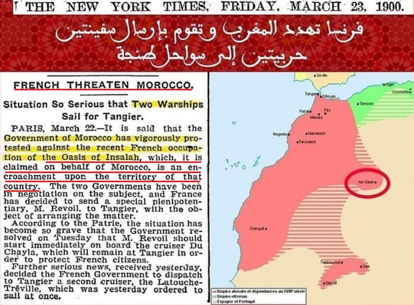 lmwry183185932's tweet photo. @Jafkech #sahara_oriental_marocain
From #Insalah to #Tindouf
La France c l'ennemi historique du Maghrib 🇲🇦. https://t.co/dMZZBMzNmE