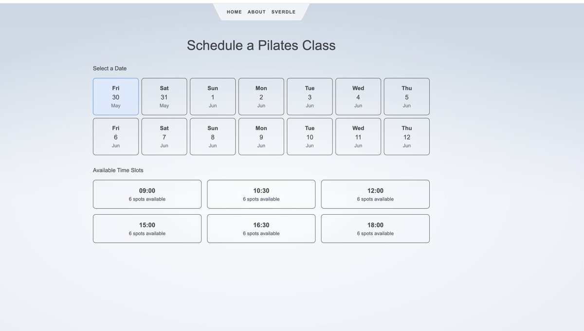 Trying <a href="/sveltejs/">Svelte</a> for the first time and it feels like I'm using the good parts of Javascript.
Much more direct and explicit compared to other frameworks.
Plus <a href="/cursor_ai/">Cursor</a> is very good at it, got this scheduling UI with a single prompt.