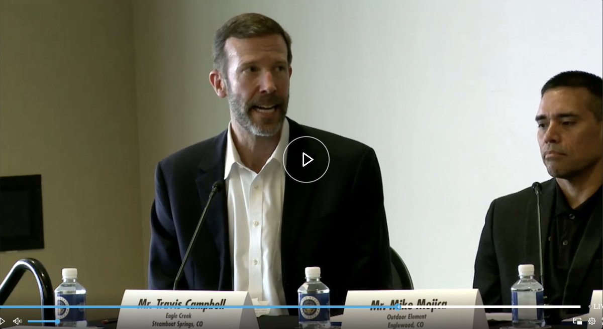 Today, OIA member Eagle Creek CEO Travis Campbell spoke on the impact of tariffs on the outdoor recreation economy during today’s U.S. Senate Committee on Small Business &amp; Entrepreneurship hearing in Denver, CO. 

Watch the full hearing here:
sbc.senate.gov/public/index.c…