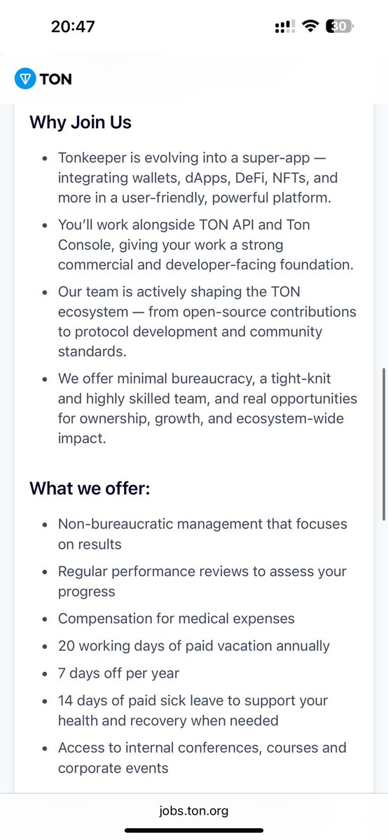 А меня читают талантливые свифт-айос разработчики, которых можно схантить в криптокошелёк Tonkeeer? 😇

Дм для талантливых открыт 24/7!!!!! Буду рада резюме!!